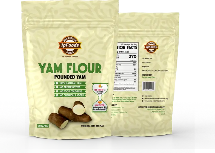 100% Pure Yam Flour
